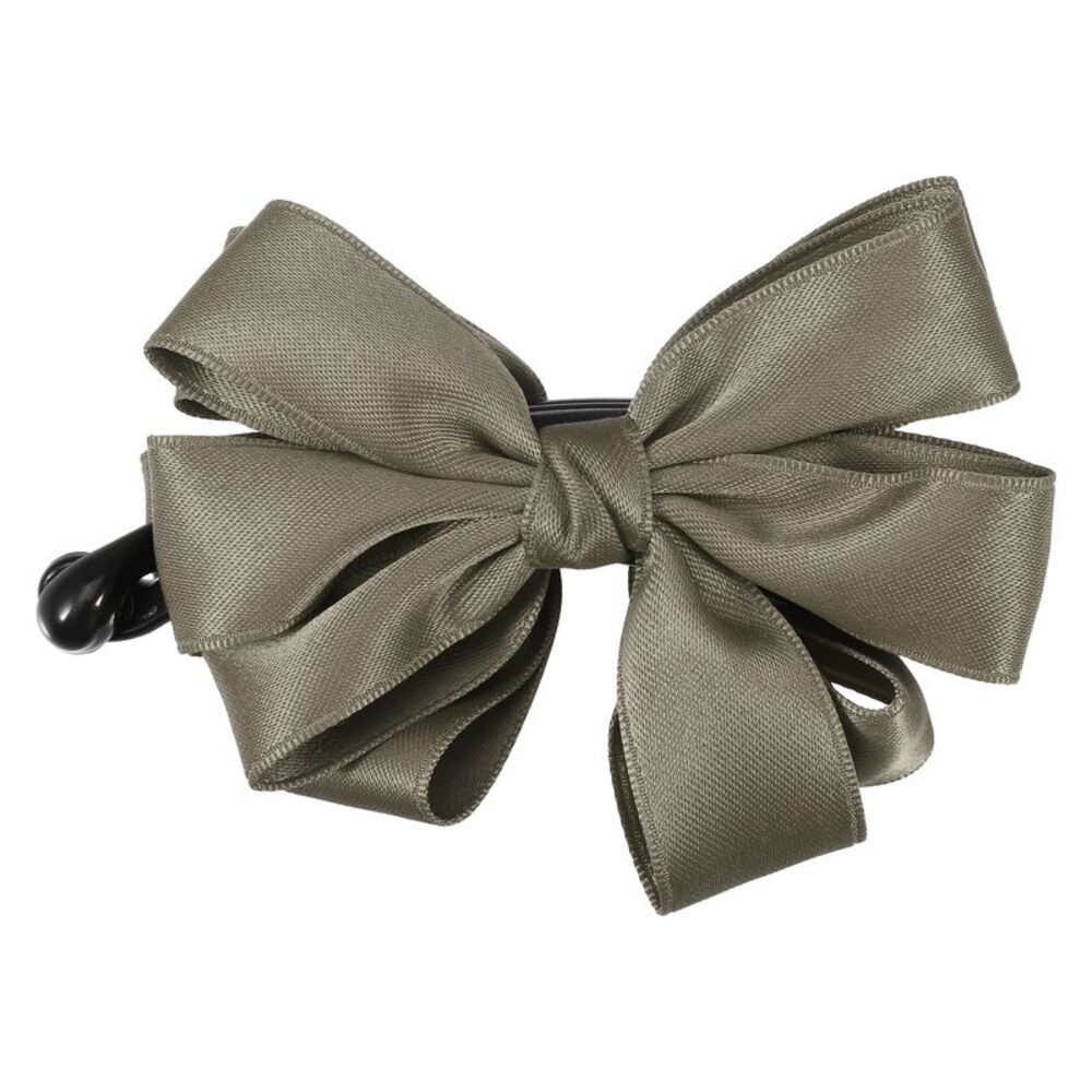 Lace Bow Hair Clips Large Khaki Bowknot Hair Clips Hair Accessories